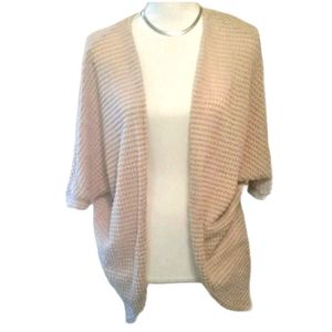 Rolla Coster | Beige Waffle Knit Open Cardigan